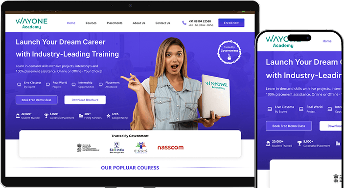 Wayone Academy online platform